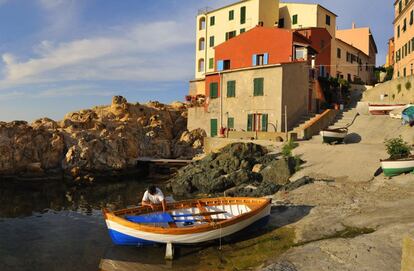 El paseo marítimo de Marciana, la Marciana Marina, es perfecto para disfrutar de la clásica costumbre Toscana de la 'passeggiata' (el paseo vespertino).