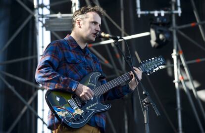 El cantante Phil Elverum durante una actuación en Barcelona en 2013.