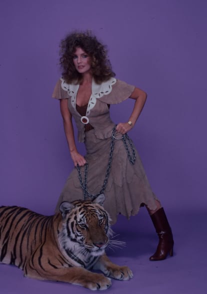 Tras la muerte de Elvis, Priscilla inició una carrera en cine y televisión. A principios de los 80 presentó el programa Those Amazing Animals de la cadena ABC (en la imagen) y en su currículo interpretativo se cuelan títulos como la trilogía de comedia Agárralo como puedas o las míticas series de televisión Dallas o Melrose Place. 
