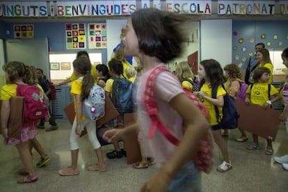 Inicio de clases el pasado septiembre.
