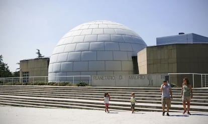 El planetario de Madrid, en el parque Tierno Galv&aacute;n.