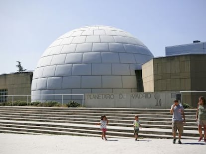 El planetario de Madrid, en el parque Tierno Galván.