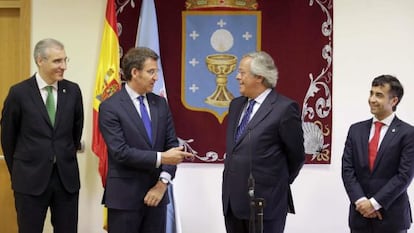 Rueda de prensa para anunciar el acuerdo
