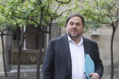 Oriol Junqueras, en Barcelona en enero de 2017.