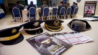 Agentes de Iberoam&eacute;rica, durante la reuni&oacute;n celebrada en Granada. 