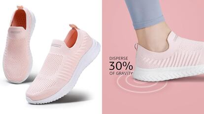 Este modelo de zapatillas deportivas femeninas son ideales para hacer running y salir a pasear.