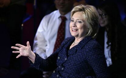 La candidata demócrata Hillary Clinton.