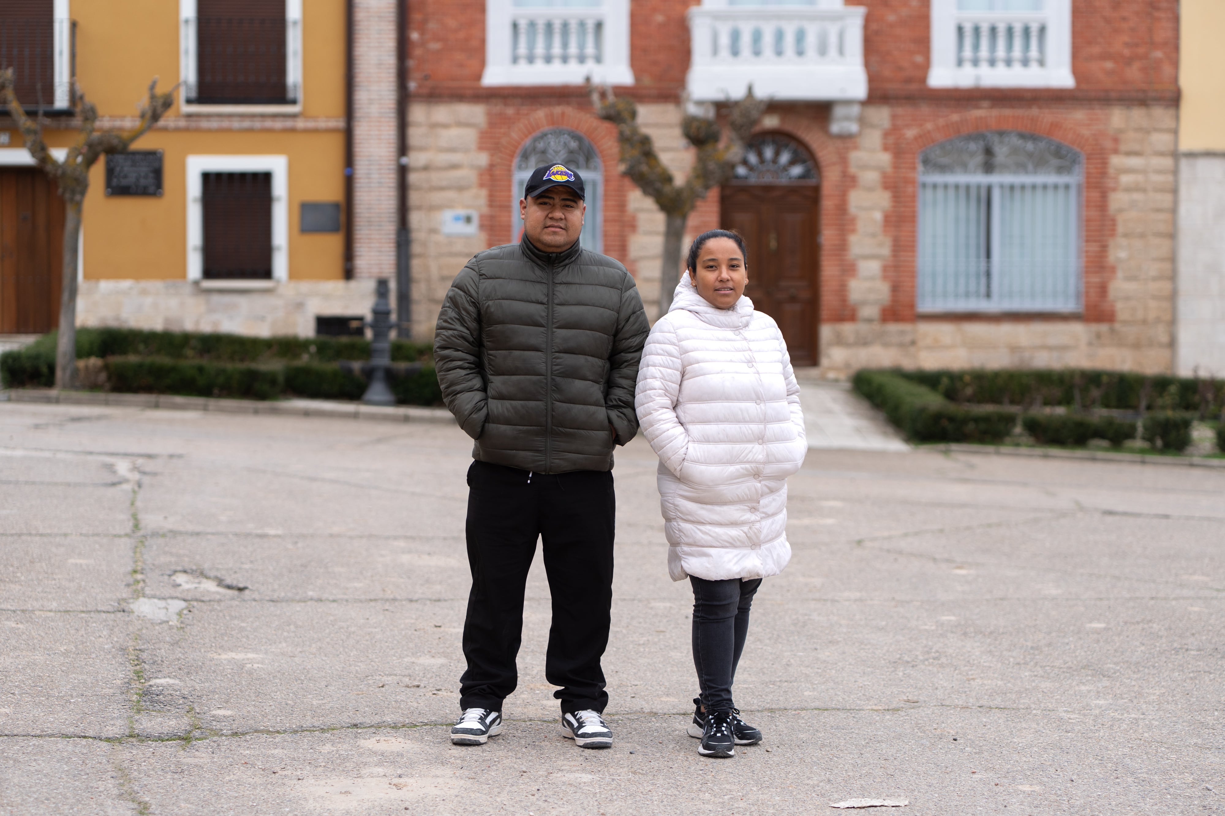 12-2-2026. Alfredo Camus y Nora Del Rosario en Baltanás (Palencia).