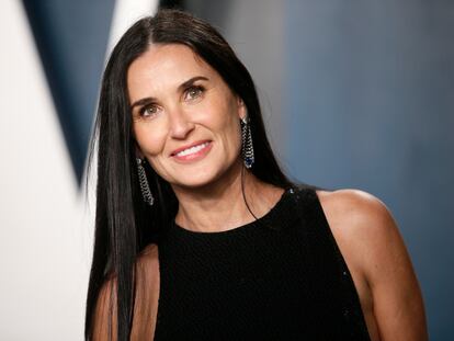 Demi Moore en la fiesta de la revista Vanity Fair tras los Oscar, el pasado mes de febrero. REUTERS/Danny Moloshok