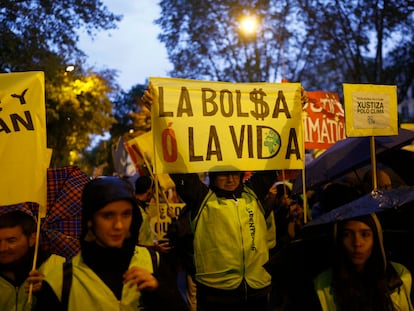 Manifestación ecologista, el pasado 12 de noviembre en Madrid.