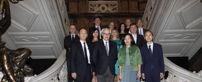 Los galardonados por los Premios de Periodismo Iberoamericano y Asiático del IE Business School.