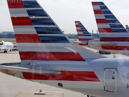 Aviones de American Airlines.