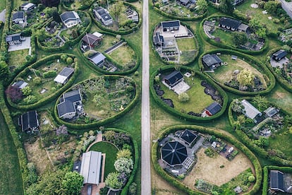 Estos jardines se hallan en Naerum, en la periferia norte de Copenhague.