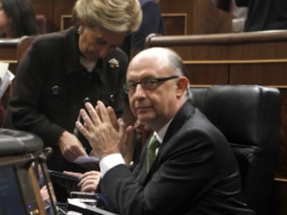 El ministro de Hacienda, Cristóbal Montoro.