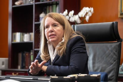 Loretta Ortiz, candidata a ministra de la SCJN en la Elección Judicial de 2025.