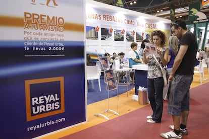 Pabell&oacute;n de Reyal Urbis en el Sal&oacute;n Inmobiliario de Madrid (Sima) de 2011