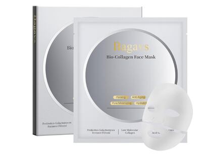 Mascarilla facial de colágeno. Es antiarrugas y su fórmula es natural. SOLO 13,99€