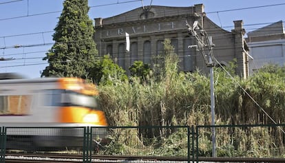 L'antiga fàbrica d'Uralita a Cerdanyola del Vallès.