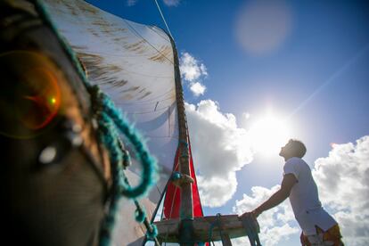 Pescadores en Brasil