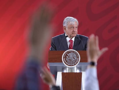 La conferencia matutina del presidente de México, Andrés Manuel López Obrador. 