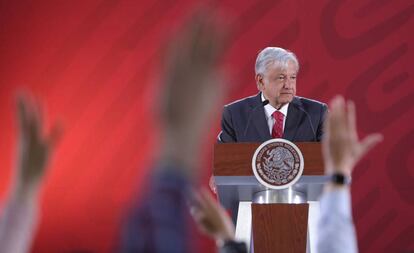 La conferencia matutina del presidente de México, Andrés Manuel López Obrador. 