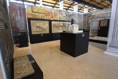 Otra de las estancias vacías del Museo Nacional Arqueológico de Tarragona (MNAT) que reabrirá en día 19. / MNAT