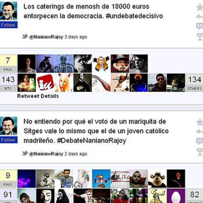 Otros sitios en Internet reproducen los mensajes censurados de @nanianorajoy.