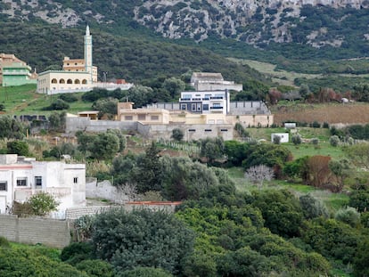 Vista de Ued el Marsa, un pequeño pueblo costero marroquí, a seis kilómetros de la frontera con Ceuta, que es la localidad de origen de Yassine Kanjaa.