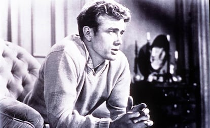 El actor James Dean, en la película 'Al este del edén', de 1955.