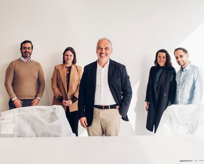 El equipo de expansión, con Daniel López al frente.