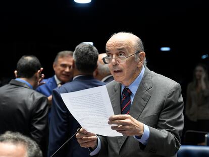 Senador José Serra, do PSDB, no Senado em dezembro de 2019.