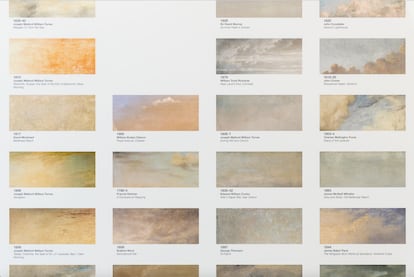 Cristina Garrido "roba" los cielos más representativos de la pintura clásica para indagar en los mecanismos de la creación de imágenes.