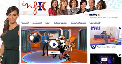 Pàgina web de l''InfoK'.