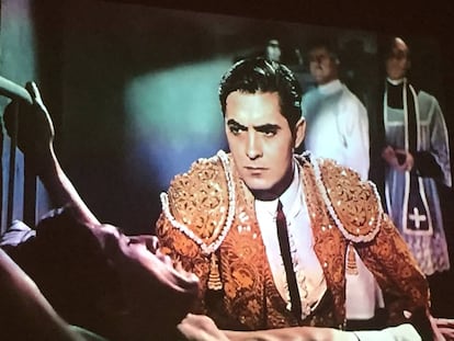 Tyrone Power, protagonista de la película 'Sangre y arena'.