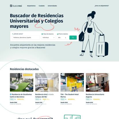 Buscoresi, el buscador de residencias y colegios mayores.