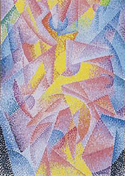 <i>Expansión de la luz (centrífuga y centrípeta) </i>(1913-1914), de Gino Severini, del Museo Thyssen-Bornemisza, expuestos en el Museo de Orsay.