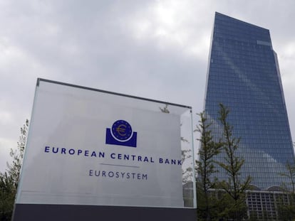 Sede del Banco Central Europeo (BCE) en Fráncfort, Alemania.