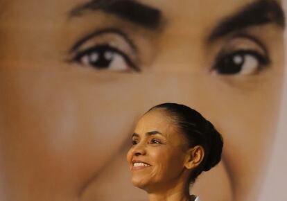 La candidata presidencial, Marina Silva