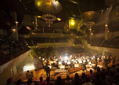 Un concierto en el Auditorio Nacional. 