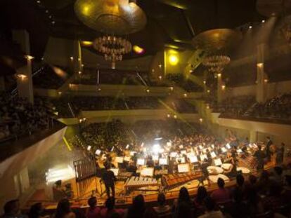 Un concierto en el Auditorio Nacional. 