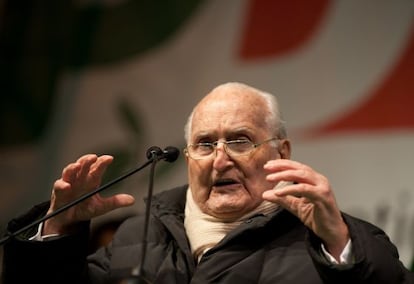 El expresidente Oscar Luigi Scalfaro, en 2009.
