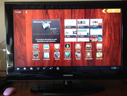 Android en un televisor.