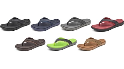 Estas chanclas ortopédicas para hombre son el calzado perfecto para ir cómodo en verano.