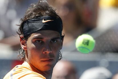 Nadal, en el partido ante Davydenko.