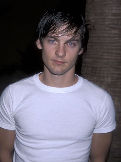 Tobey Maguire at a Los Angeles screening of 'The Cider House Rules,' in 1999.