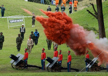 Conmemoración de la Batalla de Boyacá, en Colombia