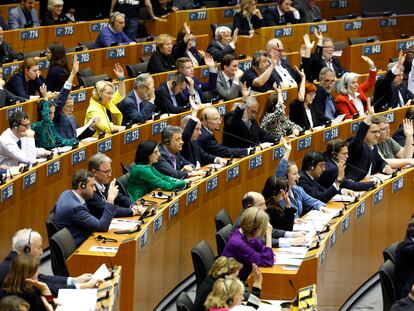 Sesión plenaria del Parlamento Europeo.
