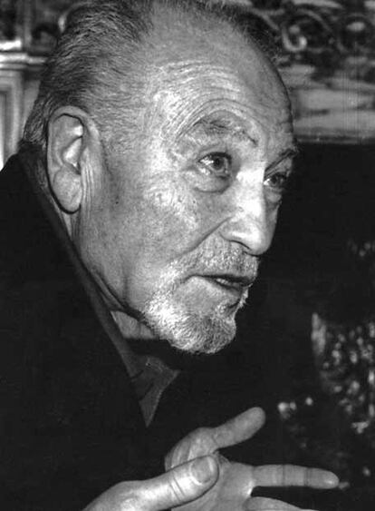 Jules Olitski, en Madrid, en 1990.