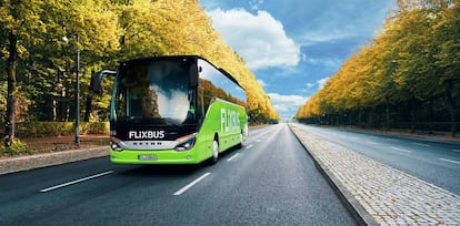 Uno de los autobuses de FlixBus.