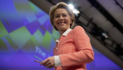 Ursula von der Leyen, este martes en Bruselas. 